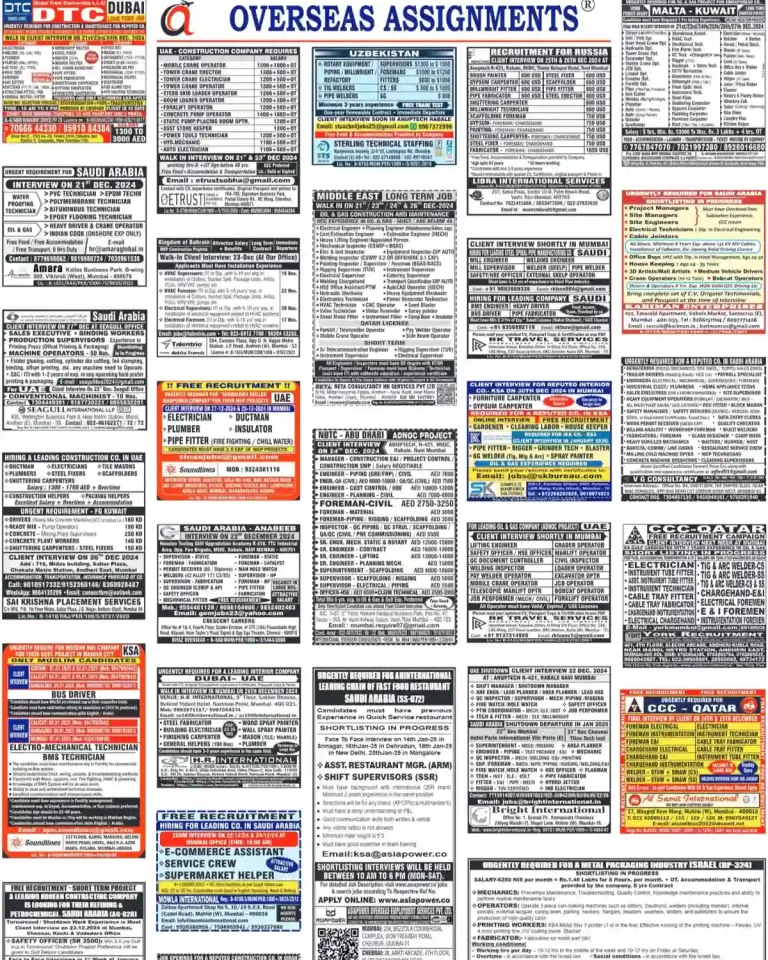 Assignments Abroad Times 27 August