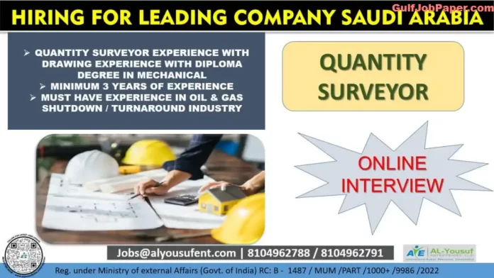 Hiring Quantity Surveyor