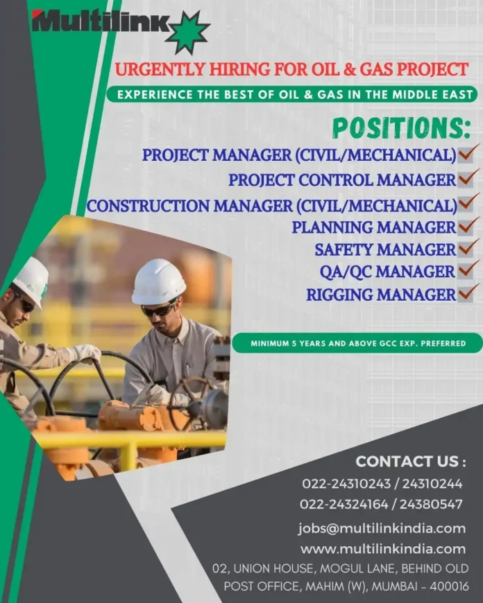Oil and Gas Jobs in the Middle East