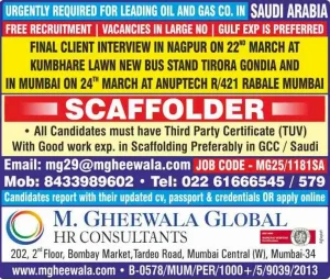 Gulf Jobs for Scaffolders