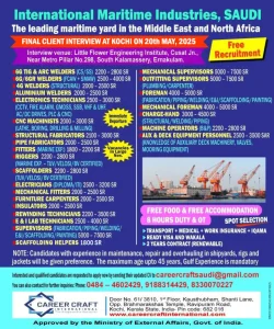 International Maritime Industries Saudi Jobs