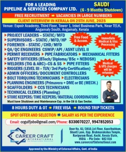Saudi Shutdown Jobs