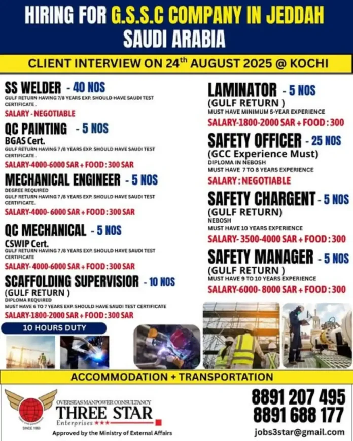 G.S.S.C Company Recruitment Drive