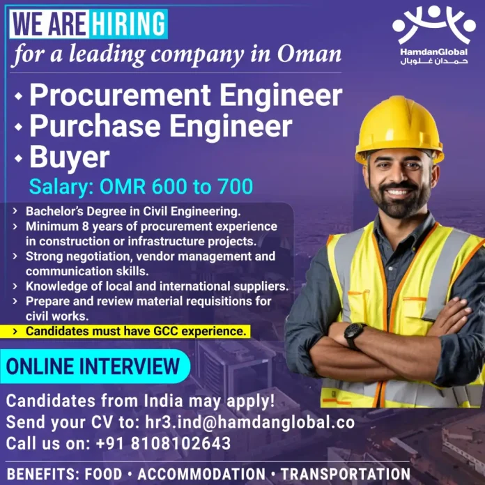 HamdanGlobal Recruitment for Oman Jobs