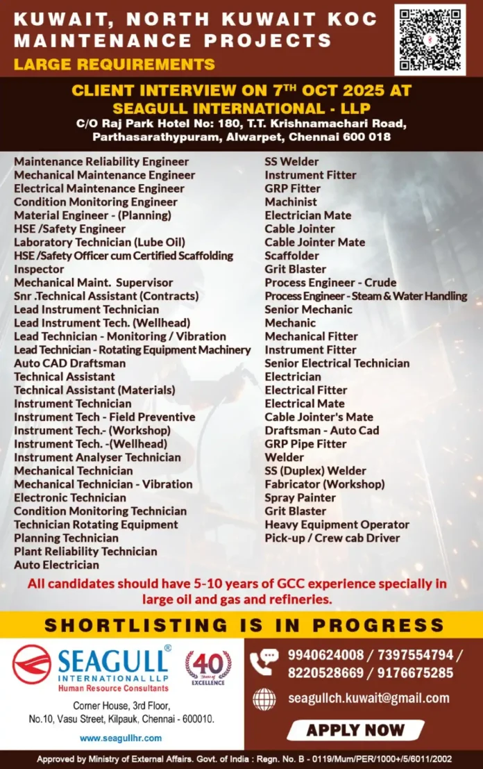 Oil and Gas Job Opportunities in Kuwait
