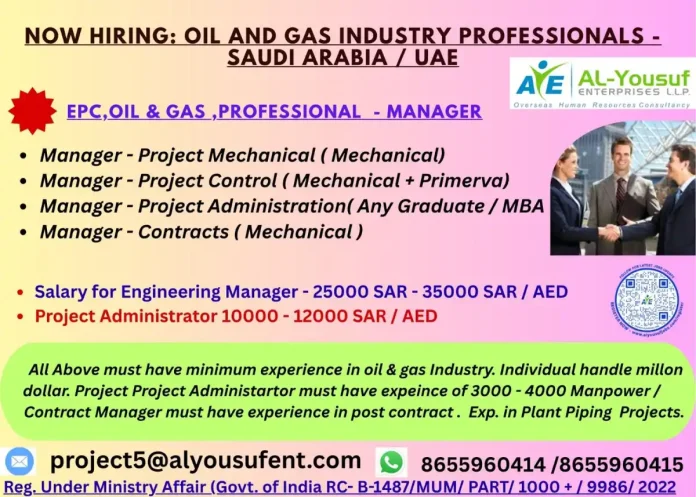 Oil and Gas Project Management Team