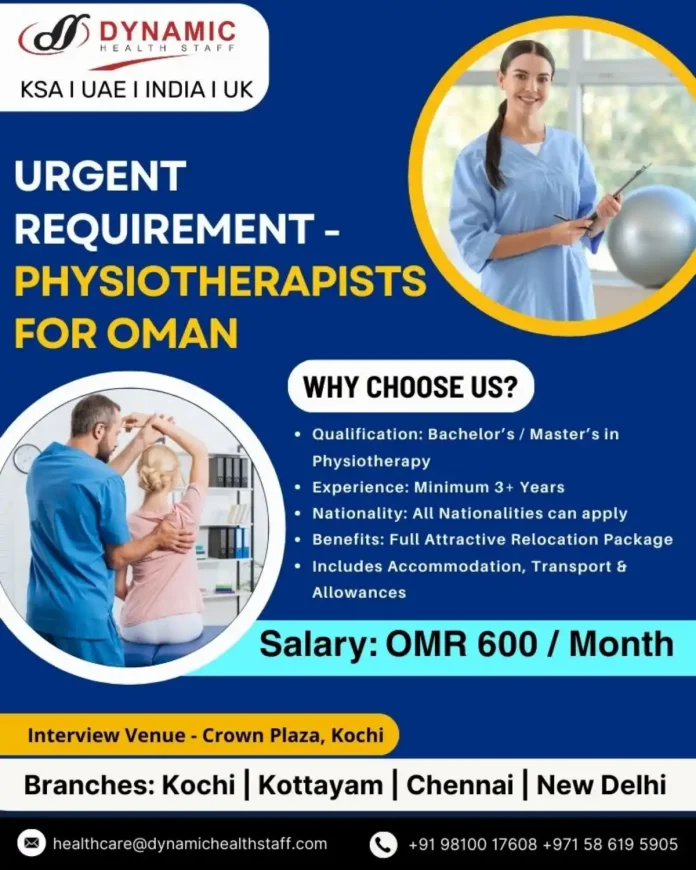 Physiotherapist providing treatment in a clinical setting