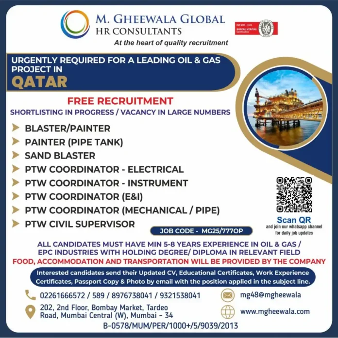 Oil and Gas Recruitment Opportunities in Qatar