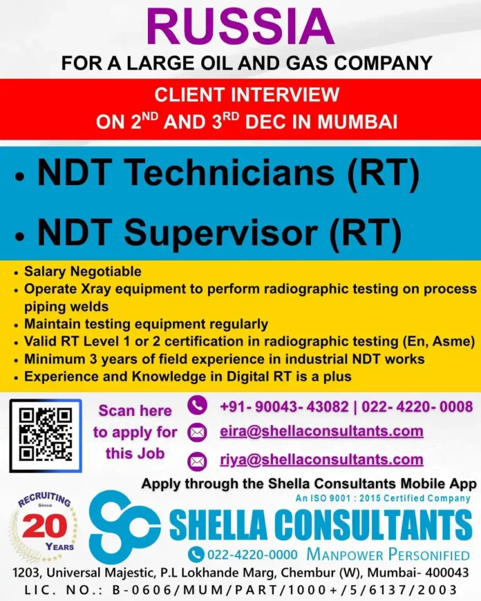 NDT Radiographic Testing Equipment