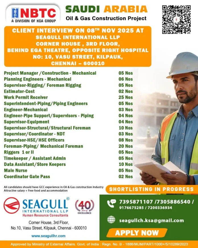 NBTC KGA Group Oil & Gas Construction Project