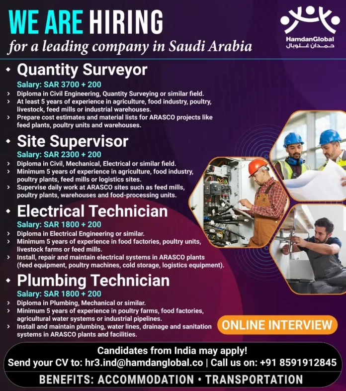 Job Opportunities at ARASCO in Saudi Arabia
