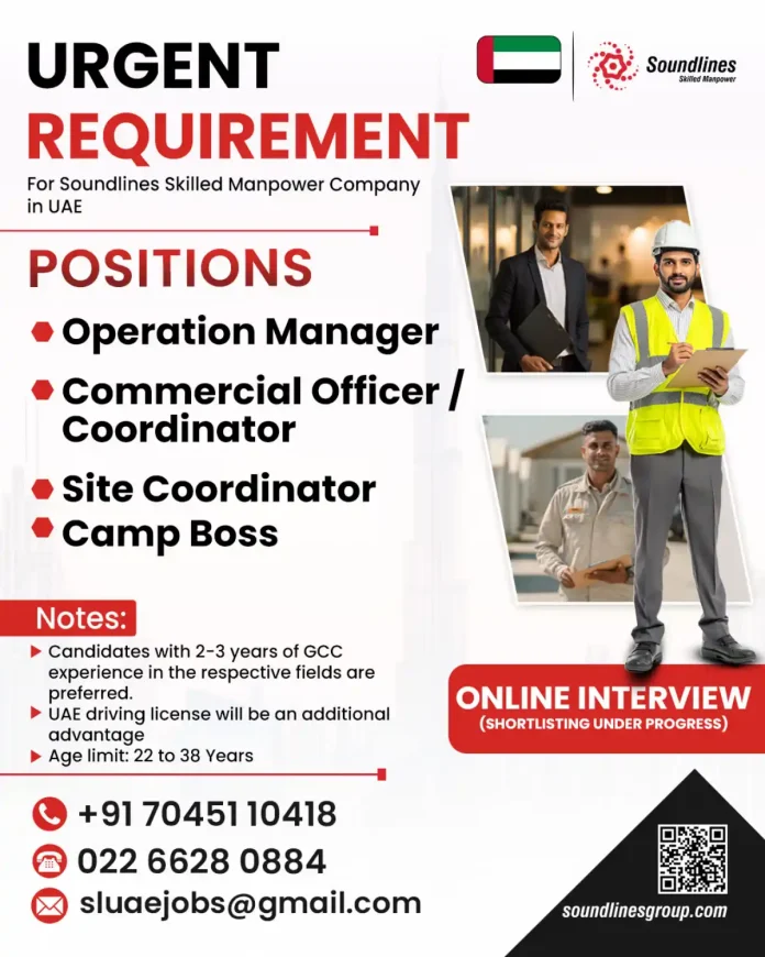 Soundlines UAE job recruitment