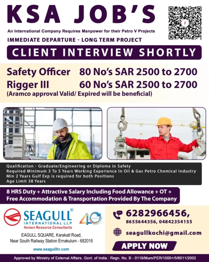 Safety professional working in oil and gas industry