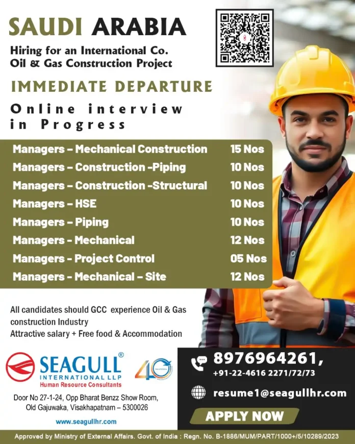 Oil and Gas Construction Site in Saudi Arabia showing industrial pipeline and structural work