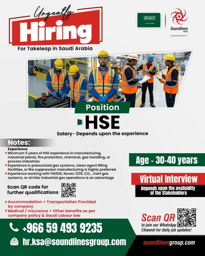 HSE Officer job at Takeleap Saudi Arabia