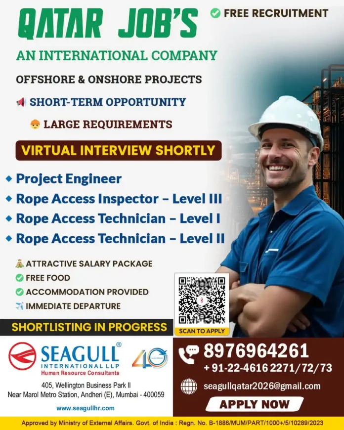 Rope Access Technician Qatar Jobs
