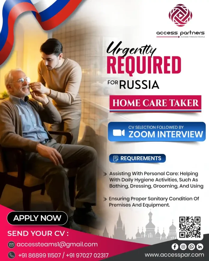 Home care taker helping an elderly person with hygiene tasks in a clean room