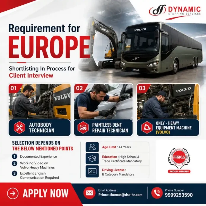 Volvo Heavy Equipment Technician job advertisement