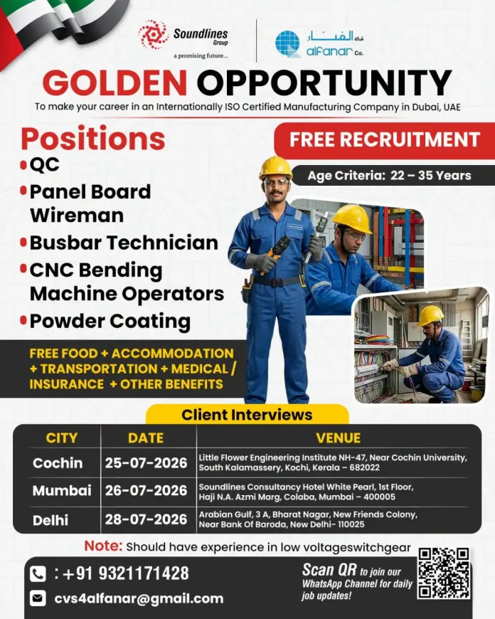 Alfanar Group Dubai job opportunity banner